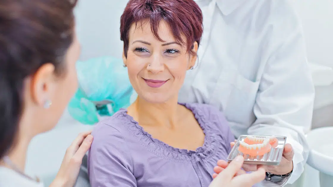Person With Dentures